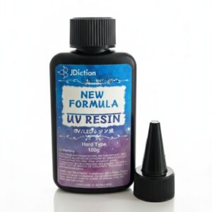 Presentación de resina UV 100 ml.
